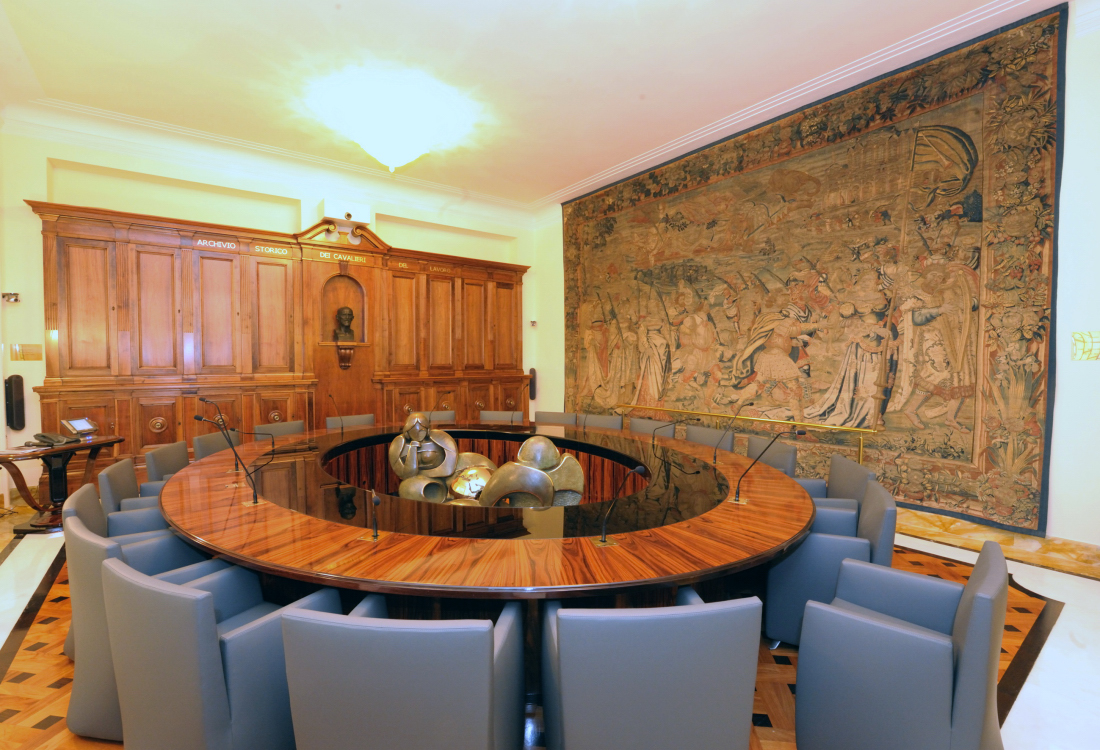 La sala del Consiglio direttivo