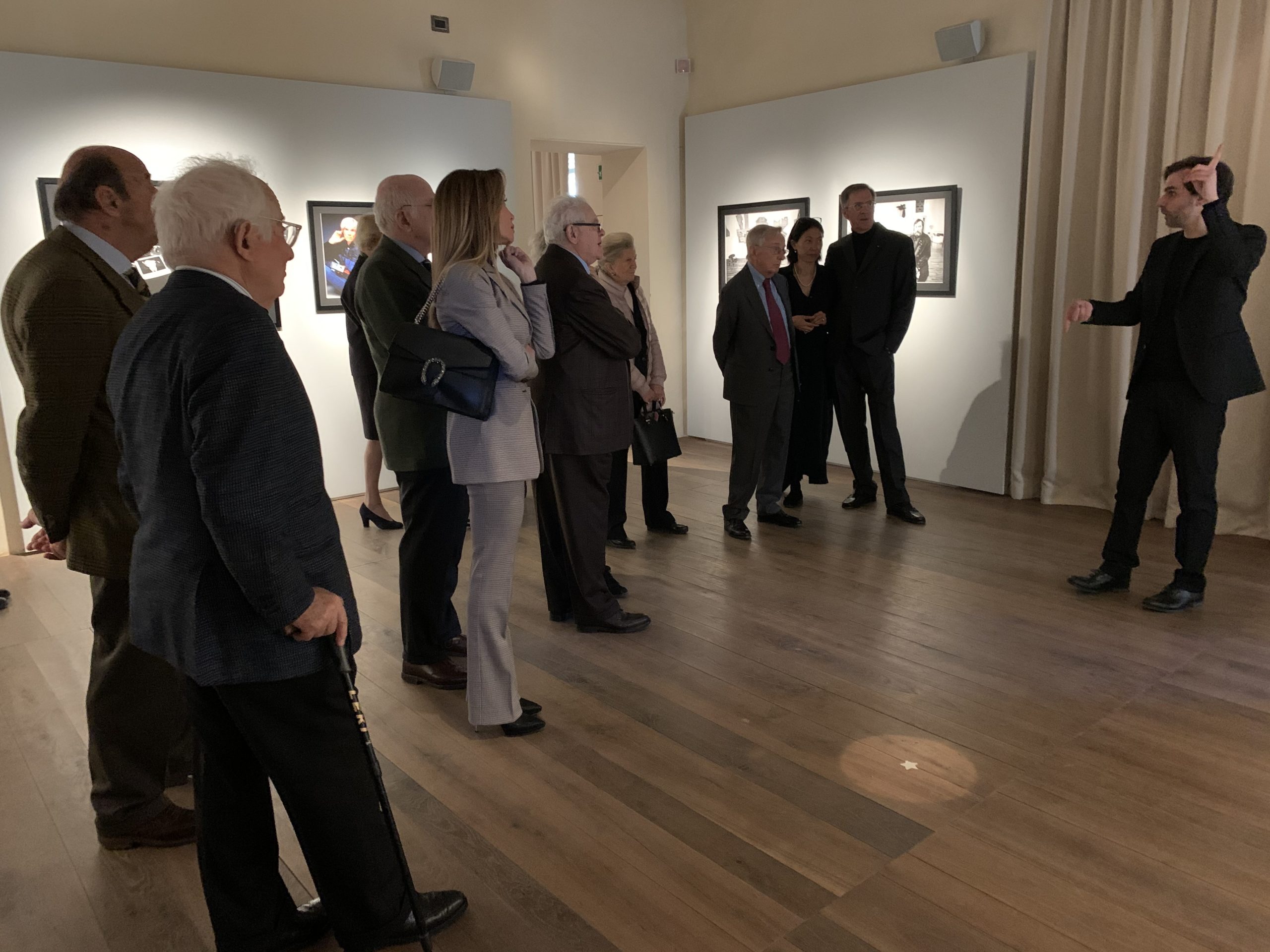 Visita dei Cavalieri del Lavoro Piemontesi alla mostra